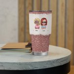 Vaso Personalizado Soul Sister We're Not Sugar & Spice 30oz con Tapa Antiderrame Regalo de Cumpleaños Amistad