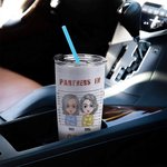 Personalized 20oz Tumbler Partners In Crime Just Remember If We Get Caught You Are Deaf  Friend Gift for Daily Use