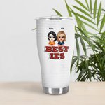 Personalised Besties Here's To Another Year Of Bonding Over Alcohol Curved Tumbler Funny Birthday Christmas Gift for Girl Friends