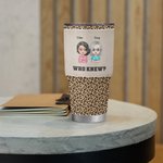 Personalizzato We're Trouble When We Are Together Chi lo sapeva Tumbler da 30 oz Regalo di Natale Ringraziamento Compleanno