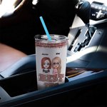 Henkilökohtainen Tässä on toinen vuosi Bonding yli alkoholin sietävät idiootit 20oz Tumbler ystävä kuumille ja kylmille juomille