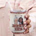 Personalisierte Bestie Zitat Hier ist ein weiteres Jahr der Bindung über Alkohol Wein Tumbler Braut Dusche Geschenk mit Isolierung Wirkung