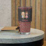 Spersonalizowany kubek Besties Partners In Crime 30oz Prezent urodzinowy Siostra Dusza Prezent dla najlepszych przyjaciółek