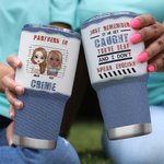 Personalised Partners In Crime Jeans 30oz Vacuum Insulated Tumbler Birthday Gift Soul Sister Gift