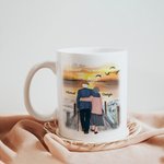 Personalized I Wish I Could Turn Back The Clock Ceramic C-type Handle Mug Anniversary Commemorative Gift Birthday Gift for Couple