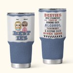 Vaso 30oz Personalizado Besties Here's To Another Year Of Bonding Over Alcohol Regalo Soul Sister 1