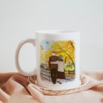 Personalizada Cuando lleguemos al final de nuestras vidas juntos Taza de cerámica con asa tipo C Regalo de aniversario Regalo de cumpleaños para parej 4