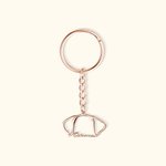 Llavero personalizado de acero inoxidable orejas de perro orejas de gato con nombre de mascota regalo de cumpleaños conmemorativo para amante de las m