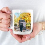 Personalized The One Whom My Soul Loves Ceramic C-type Handle Mug Coffee Mug Anniversary Valentine's Day Gift for Couple
