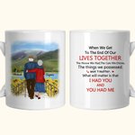 Personalisierte Ich hatte dich und du hattest mich Keramik C-Typ Griff Becher Jahrestag Memorial Geschenk Geburtstagsgeschenk für Paar
