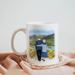 Personalized I Wish I Could Turn Back The Clock Ceramic C-type Handle Mug Anniversary Gift Birthday Christmas Gift for Couple