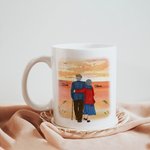 Personalized When We Get To The End of Our Lives Together Ceramic C-type Handle Mug Coffee Mug Anniversary Birthday Gift for Couple