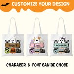 Spersonalizowana torba na Halloween Wielokrotnego użytku Ghost Pumpkin Goodie Bag Candy Tote Bag Halloween Party Favors