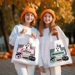 Spersonalizowana torba na Halloween Wielokrotnego użytku Ghost Pumpkin Goodie Bag Candy Tote Bag Halloween Party Favors