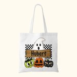 Spersonalizowana torba na Halloween Wielokrotnego użytku Ghost Pumpkin Goodie Bag Candy Tote Bag Halloween Party Favors