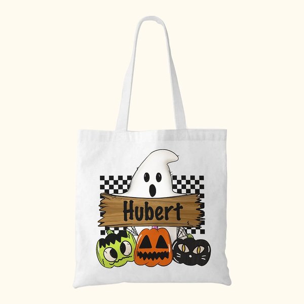 Spersonalizowana torba na Halloween Wielokrotnego użytku Ghost Pumpkin Goodie Bag Candy Tote Bag Halloween Party Favors