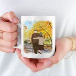 Personalizada Cuando lleguemos al final de nuestras vidas juntos Taza de cerámica con asa tipo C Regalo de aniversario Regalo de cumpleaños para parej 2