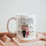 Personalizado Nunca Dejes de Decir Te Quiero Taza de Cerámica con Asa Tipo C Regalo de Aniversario Regalo de Cumpleaños para Pareja 4