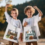 Spersonalizowana torba na Halloween Wielokrotnego użytku Ghost Pumpkin Goodie Bag Candy Tote Bag Halloween Party Favors