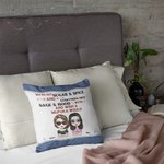 Personalizado No somos de azúcar y especias Todo Niza Throw Funda de almohada Cojín Cumpleaños Regalo de Navidad para Besties Amigos Dormitorio Decora