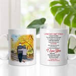 Personalized The One Whom My Soul Loves Ceramic C-type Handle Mug Coffee Mug Anniversary Valentine's Day Gift for Couple