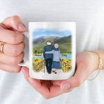 Personalized I Wish I Could Turn Back The Clock Ceramic C-type Handle Mug Anniversary Gift Birthday Christmas Gift for Couple