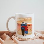 Gepersonaliseerde I Just Want To Be Your Last Everything Keramische C-type handvat Mok Verjaardag Herdenkingsgeschenk Verjaardagscadeau voor paar
