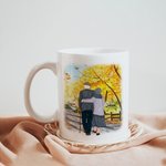 Personalized The One Whom My Soul Loves Ceramic C-type Handle Mug Coffee Mug Anniversary Valentine's Day Gift for Couple