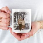 Gepersonaliseerde The Couple Spent The Winter Together Keramische C-type handvat Mok Verjaardagscadeau Verjaardagscadeau voor paar