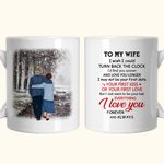 Taza de cerámica con asa tipo C personalizada I'd Find You Sooner And Love You Longer Regalo de aniversario Regalo de cumpleaños para pareja