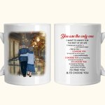 Gepersonaliseerde I Had Choose You In A Hundred Lifetimes Keramische C-type handvat Mok Verjaardagscadeau Verjaardagscadeau voor paar