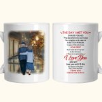 Taza de cerámica con asa tipo C personalizada The One Whom My Soul Loves Regalo de aniversario Regalo de cumpleaños para pareja 1