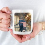 Gepersonaliseerde Thank You For Being My Life Partner Keramische C-type handvat Mok Verjaardag Memorial Gift Verjaardagscadeau voor paar
