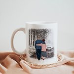 Gepersonaliseerde Ik hou van je voor altijd en altijd Keramische C-type handvat Mok Verjaardag Souvenir Gift Verjaardagscadeau voor paar