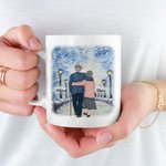 Gepersonaliseerde When We Get To The End Of Our Lives Together Keramische C-type handvat Mok Verjaardagscadeau Verjaardagscadeau voor paar