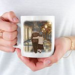 Gepersonaliseerde Your First Kiss Or Your First Love Keramische C-type handvat Mok Verjaardag Memorial Gift Verjaardagscadeau voor paar