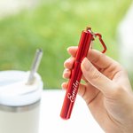Personalized Reusable Drinking Straw Collapsible Telescopic Stainless Steel Straw with Brush Portable Keychain Birthday Gift for Environmentalist