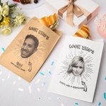 Personalizzati sacchetti bomboniera divertente Cookie Candy Snack Goodie sacchetti di carta con decorazioni di partito foto Compleanno regalo di laure