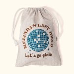 Bomboniere personalizzate Glitter Disco Ball Tote Bag Ultimo Disco Party Festa di addio al celibato Regalo per la damigella d'onore