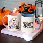 Personalizada Spooky Fantasma Calabaza 11oz Taza de Cerámica Halloween Trick or Treat Regalo para la Fiesta Decoración del Hogar