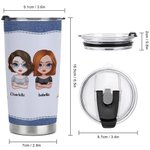 Personalized Everything Nice We Are Sage And Hood 20oz Stainless Steel Tumbler Christmas Gift Birthday Gift for Best Friend