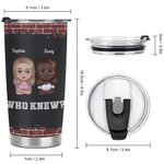 Personalizado Aparentemente Somos Problemas Cuando Estamos Juntos 20oz Vaso Amigo Regalo de Navidad Regalo de cumpleaños para el mejor amigo