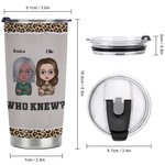 Vaso de Acero Inoxidable de 20oz Personalizado Aparentemente Somos Problemas Cuando Estamos Juntos Regalo de Navidad Regalo de Cumpleaños para el Mejo 8