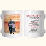 Personalized I Choose You To Love With My Whole Being Unconditionally Ceramic C-type Handle Mug Anniversary Gift Birthday Gift for Couple