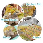 Personalized To The World You May Be One Person But To Me, You Are The World Blanket  Husband's Gift Sherpa Flannel