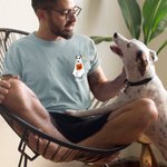 Personalized My Dog Is My Boo T-shirt Halloween Ghost Dog Shirt Spooky Season Short Sleeve Tee Halloween Party Favor Birthday Gift for Dog Lover