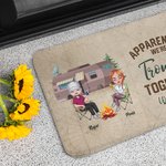 Personligt Tillsammans RV Camping Dörrmatta Jubileum Födelsedagspresent för par