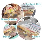 Personalized No Matter How Old We Get Never Stop Holding Hands Blanket  Wife's Gift Wedding Anniversary