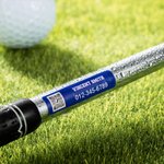 Personalised Set of 16 Multi-color Waterproof Vinyl Stickers Golf Tennis Badminton Club Labels with Name and Number Gift for Golf Lovers