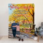 Manta Personalizada The Day I Met You I Have Found The One Whom My Soul Loves Regalo de Esposa Aniversario de Boda